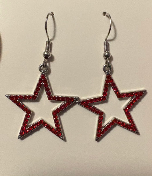 Sparkling Stars -Red